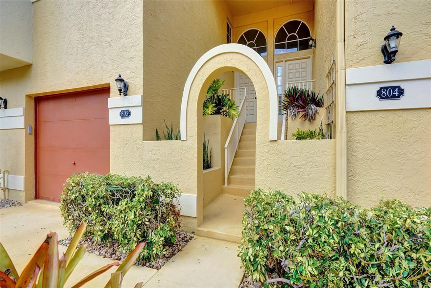 Great opportunity to find your winter home! Discover the perfect beachside getaway with this furnished 2-bedroom, 2-bathroom condo, complete with a 1-car garage. Ideally located in the charming resort town of Lauderdale-by-the-Sea, this home is just steps from the sandy shoreline and within walking distance to local restaurants, and shops. Enjoy serene garden views from your private screened balcony and the warm character of Terra Cotta tile flooring throughout. Soaring vaulted ceilings in the main living area add to the open, airy feel, while the convenience of a full-size washer and dryer makes everyday living easy.