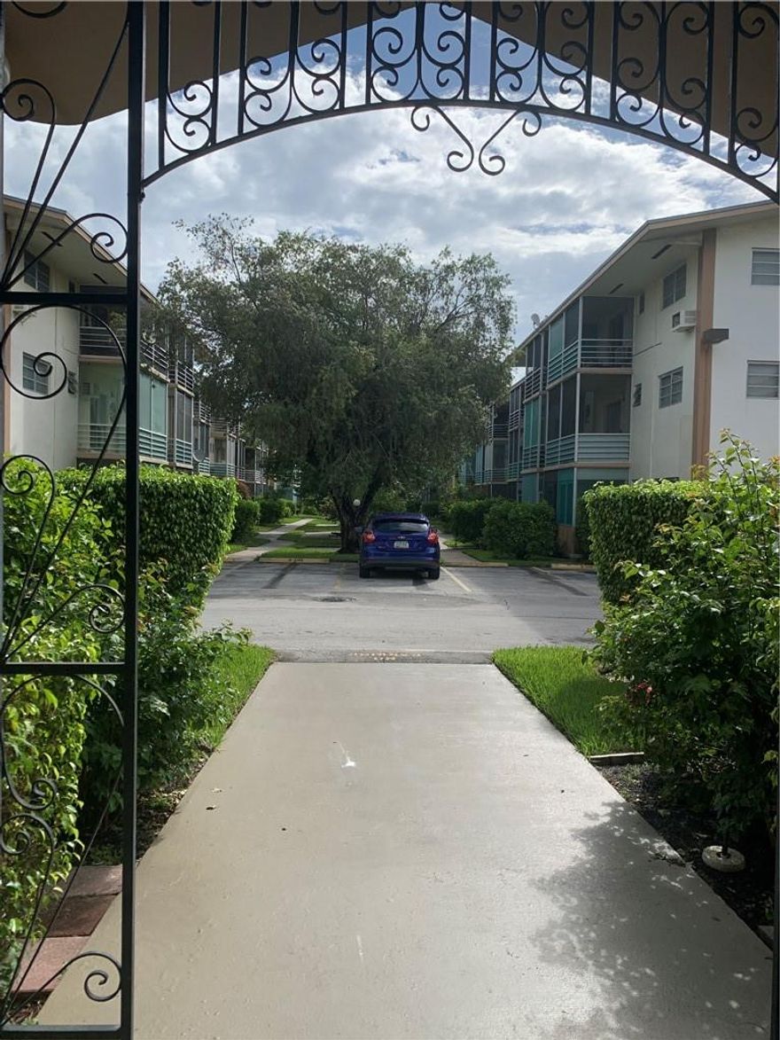 Nicely remodeled, cozy, light and bright 1/1 with central A/C (unit is about 4 y old). This unit has a large bedroom with plenty of closet space, and a spacious screened balcony with a peaceful garden view. Mar-Len Gardens is a very well kept resort-like 55+ community with lots of amenities. It is conveniently located close to shops, places of worship and within a short ride to the ocean.