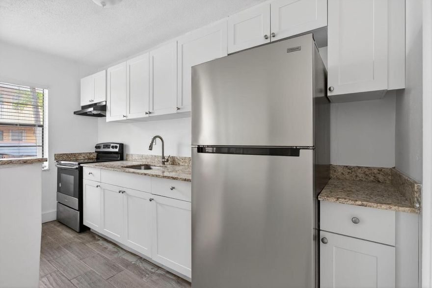 1st MONTH FREE @$1550/M if leased by 2/1/2026. Completely renovated first floor unit in the heart of Oakland Park close to shopping, beach, and dining. Be in the middle of it all for an affordable price.