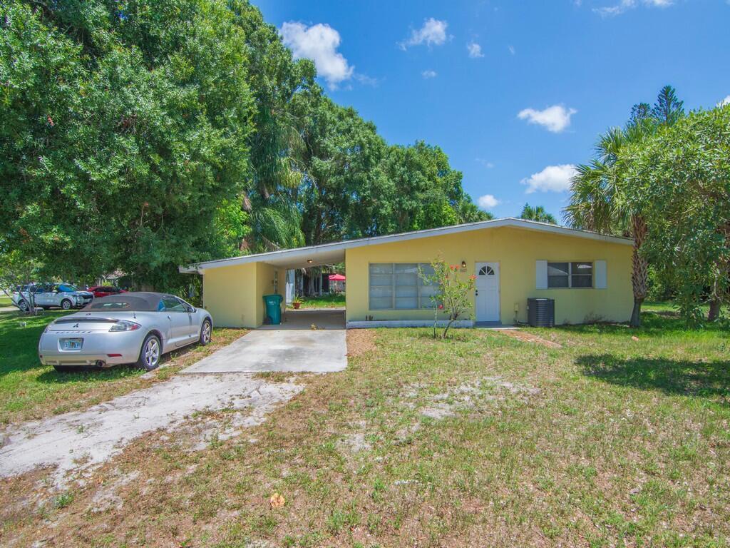 Welcome to this charming 3-bedroom, 1-bathroom home located on an oversized corner lot in desirable Lakewood Park. Featuring a rustic design with tile flooring throughout, this home offers a warm and inviting atmosphere. Recent updates include a 2020 roof and a 2023 water heater, providing peace of mind and durability. The spacious lot offers plenty of outdoor potential for entertaining, gardening, or future expansion. With its convenient Fort Pierce location, close to parks, shopping, dining, and just a short drive to beaches, this property is ideal for both first-time buyers and investors looking for long-term value. Don't miss the opportunity to make this home your own! Buyer to verify exposure all measurements are approximate
