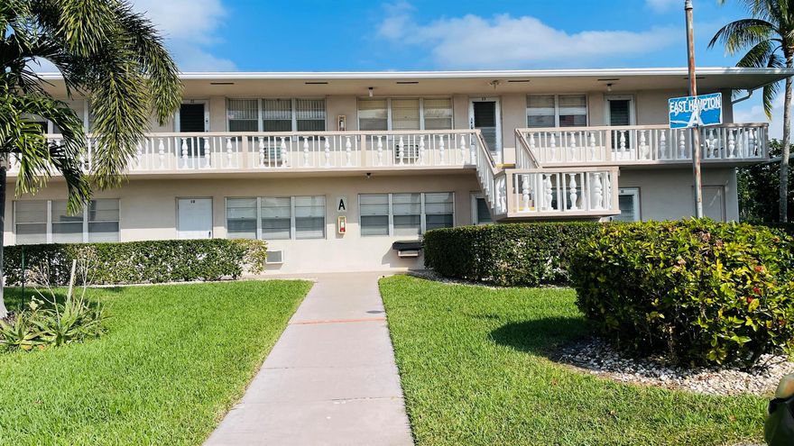 Beautifully renovated and fully furnished one-bedroom, one-bath condo located on the desirable second floor near the Haverhill entrance of Century Village! Step into a bright, comfortable home equipped with everything you need for easy living. Enjoy your morning coffee or unwind in the evening on the glass-enclosed patio overlooking a peaceful garden view--your own private retreat in this vibrant community. Walking distance to House of Worship.