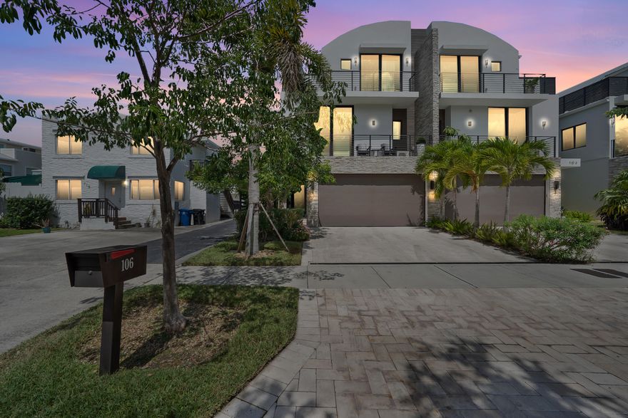 A rare offering in the highly sought-after Victoria Park neighborhood. This contemporary residence delivers privacy, sophistication, and effortless access to the best of Fort Lauderdale living. Just minutes from Las Olas Blvd, the world-famous Ft Lauderdale Beach, parks, shopping, dining, major highways, and the airport. Built in 2020, this sophisticated three-bedroom plus den residence (could be 4th bedroom) offers three levels of beautifully designed living space connected by a private elevator. Thoughtfully designed to combine elegance and functionality, the home features porcelain flooring, high-end finishes, appliances and an open, flowing layout. Enjoy the ultimate South Florida lifestyle with a private pool, barbecue area, and relaxing terraces.
