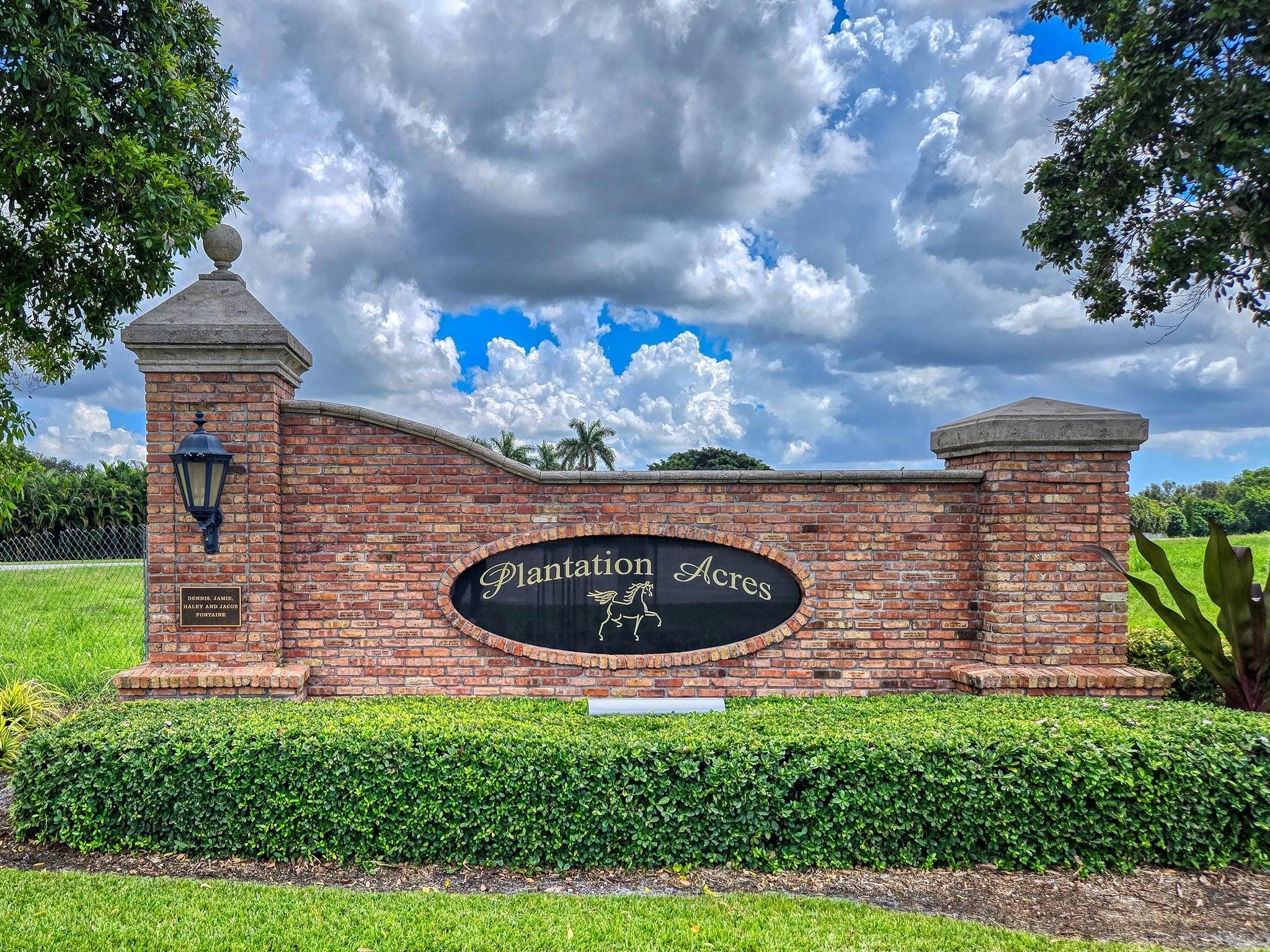 Awesome Large & Wide-Open Lot measuring (app) 1.330 Acres (58, 304 SQ FT) in Beautiful Plantation Acres. Sitting on A Paved Road with ALL Utilities available, This desirable location is close to Excellent Shopping (SAWGRASS MILLS); Restaurants; Highways 75; 595 and 869. If you are looking for Solitude and Space within City Life this is where you can find it. Plantation Acres offers the Best of Everything. It is a Premier City in Broward County and is part of the South Florida Metropolitan Area. This is a One-of-a-Kind VACANT LOT, surrounded by High End Homes and now available in Plantation Acres.