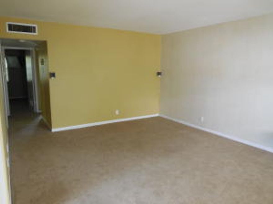 Clean and bright two bedroom corner unit on second floor.