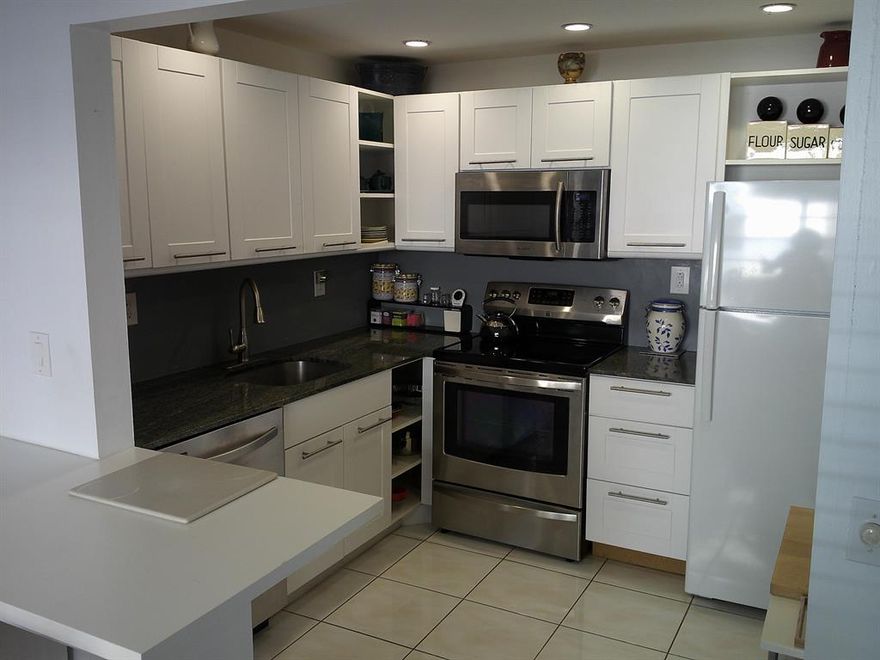 FIRST FLOOR-renovated one bedroom apartment. A/C working fine but at end of its useful life Priced to sell.Full price offers only.  A must see!