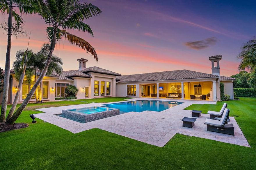 Come see This Fully Furnished Sprawling 6 Bedroom, 6 and 2 half Bathroom, with 7002 sq./ft. of Living Area, Custom Single Story Estate Home in The Exclusive Old Palm Golf Club's Estate Section. This Open Floor Plan Home Gives You A Feeling Of Space Inside And Out. With It's 1 Acre of Seclusion, This Home Offers Privacy Not Only From Everyone Outside The Property But With It's Attached Guest Suite This Home Also Delivers Privacy For You and Your Guests. 
This Light & Bright Home Also Offers His and Hers Private Baths & Closets In The Duel  Master Suite Just Steps Away From an Elegant Private Office.
The Living Room Flows Smoothly Out To The Expansive Covered Loggia With Gas Fireplace and Summer Kitchen.
Come See All This Lovely Home Has To Offer...