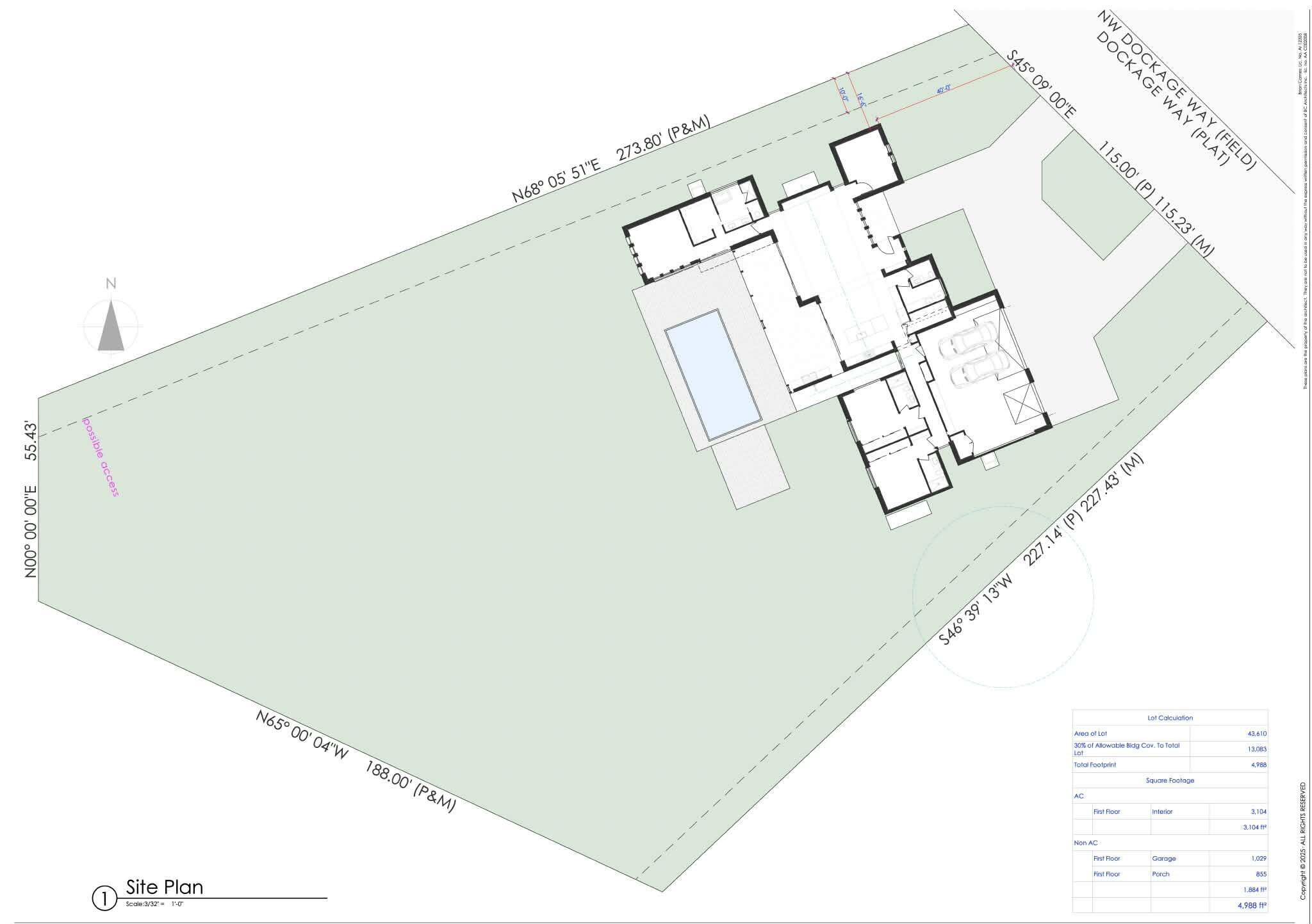 WIDE WATERS SUBDIVISION - Land
