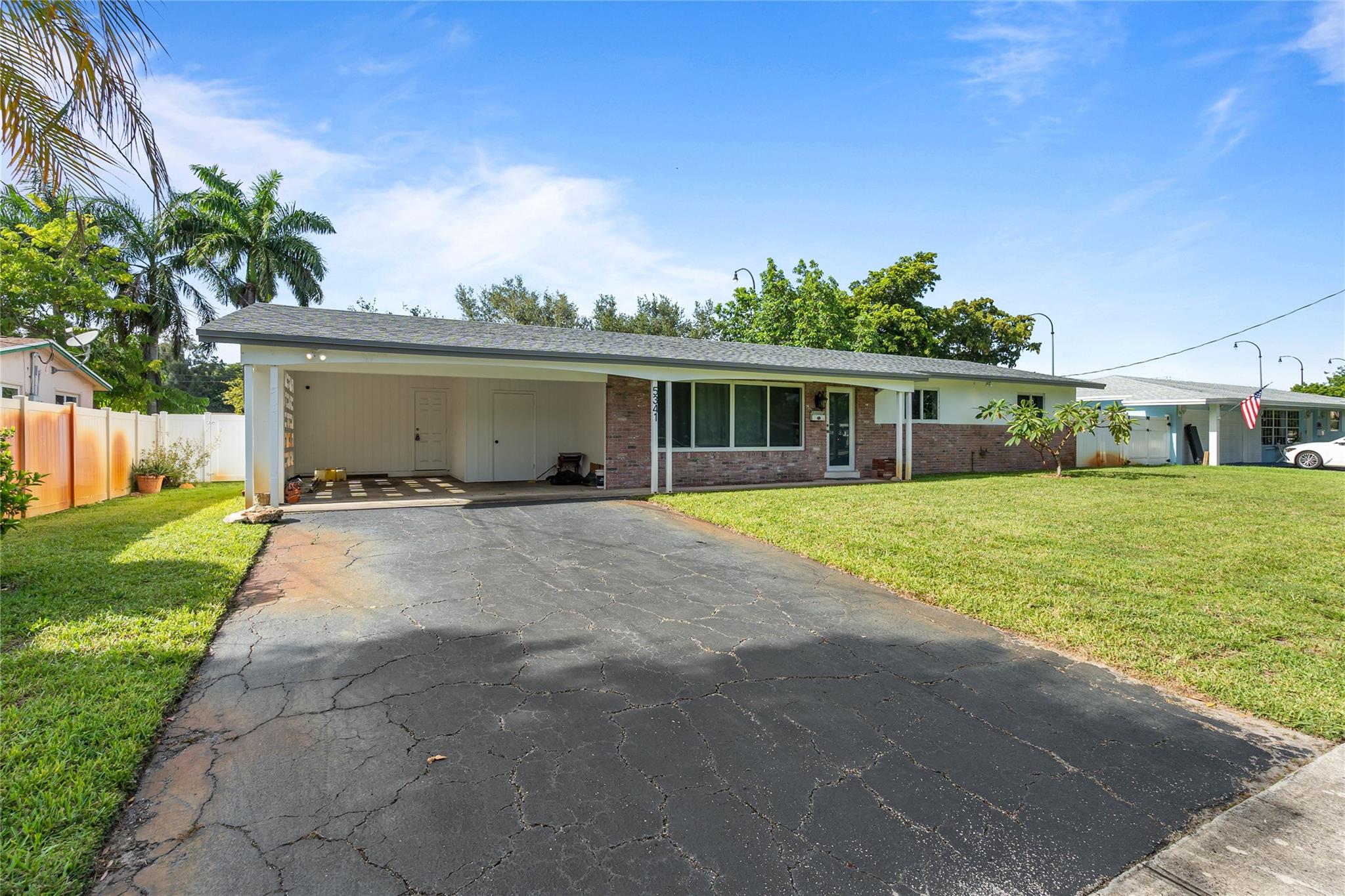 Welcome to this beautifully updated 3-bedroom, 2-bath ranch-style home in the highly sought-after Plantation Park neighborhood. Situated on an oversized 10,000+ sq. ft. lot, this property offers a spacious backyard with a private pool, perfect for entertaining or relaxing in your own tropical retreat. Recent upgrades completed in 2023 include a new roof, impact windows, new fencing, and updated electrical, giving you peace of mind and modern convenience. Inside, you’ll find freshly painted interiors, laminate flooring throughout, and a bright, open layout ready for your personal touch. This home combines comfort and style with an unbeatable location—just minutes from parks, recreation, top-rated schools, shopping, dining, and some of the best entertainment in Plantation.