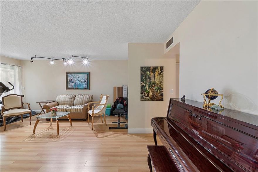 WELCOME HOME! Amazing 2/2 in the community Camino Real Village in Boca del Mar area. All ages welcome! This condo features laminate and tile flooring, bright UPDATED KITCHEN with quartz countertop and stainless steel appliances. A/C UNIT INSTALLED IN 2020, Tankless water heater, HUGE BALCONY with storage closet and ELECTRIC hurricane shutters. BIG MASTER SUITE with partially renovated bath featuring quartz countertop, new floors, separate whirlpool tub and shower, walk in closet. SECOND BATHROOM FULLY UPDATED.  Community features 24/7 GATE, tennis courts, HEATED POOLS, sauna, meeting/study/exercise room. GREAT CENTRAL BOCA RATON Location close to 95, shopping (Town Center mall), restaurants and Aprox. 15 minutes from the beach. Enjoy spectacular sunrises and the natural beauty of Florida!