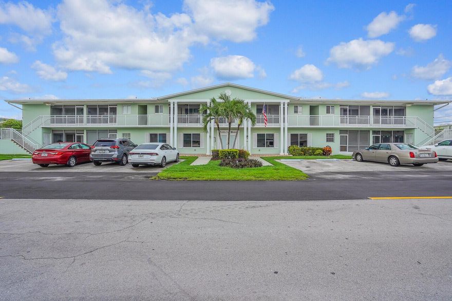 Welcome to Tarelton Manor! This beautifully updated first floor unit features a bright open layout that flows to the screened-in patio. Renovated kitchen with quartz countertops, white cabinets, and stainless steel appliances. Brand new flooring throughout the entire apartment. Both bathrooms have also been renovated with the ensuite featuring a frameless shower glass door and new vanity. A brand-new hot water heater provides peace of mind. Located in a well-maintained 55+ community in the heart of Lighthouse Point, this move-in ready home offers comfort, convenience, and value.Residents enjoy resort-style amenities including a heated pool, clubhouse with kitchen, shuffleboard, barbecue facilities, and lush tropical courtyards designed for relaxing and social gatherings...
