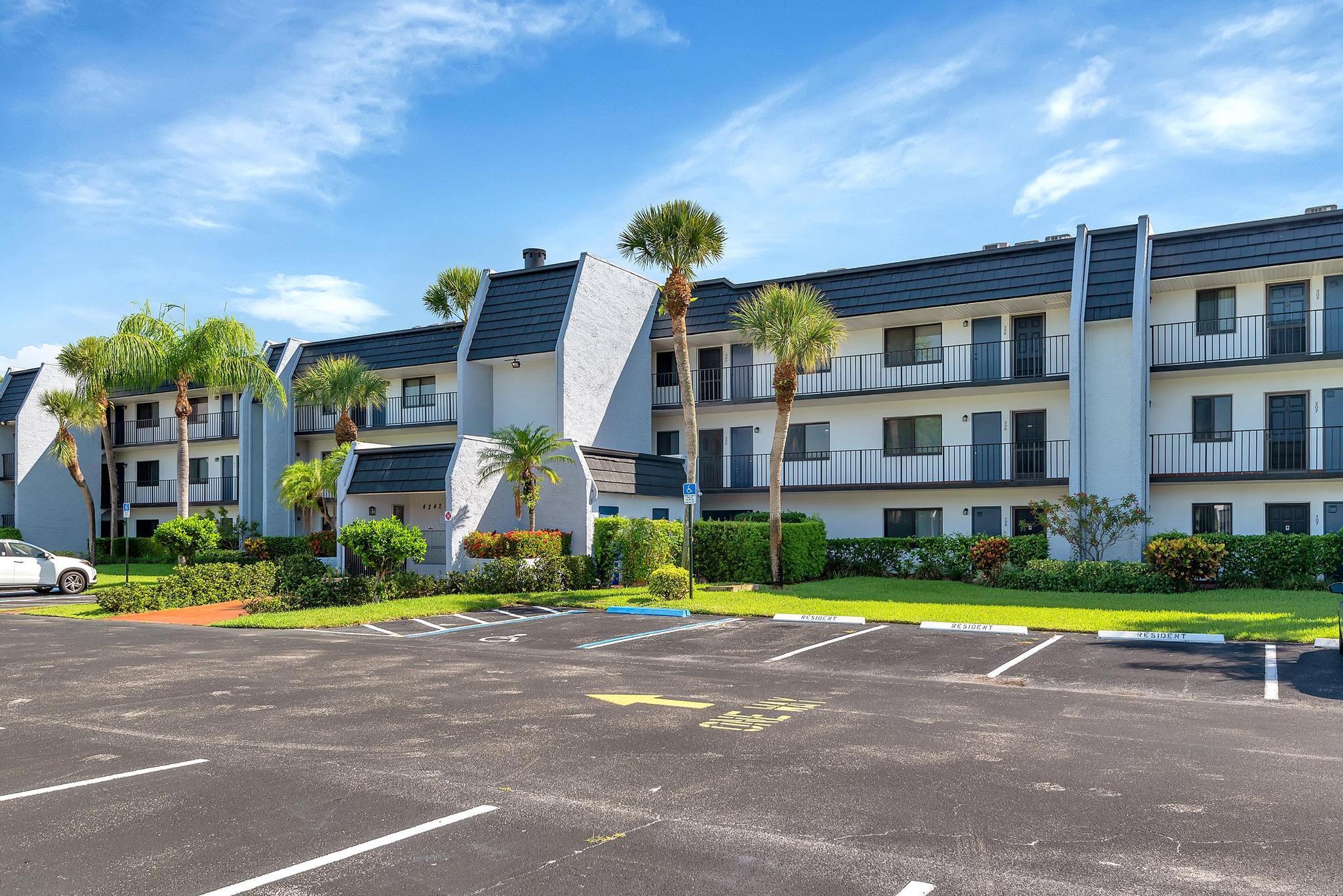 No age restrictions! No membership required! YES, an Immaculate two-bedroom, two-bath unit on the second floor. This condo has been freshly painted and shows like a model, with its newer kitchen and baths. You will love the newer floors and the perfect floorplan. Enjoy breakfast on the screened patio or hop on over to the pool area. This unit has a good amount of closet space along with a storage closet on the first floor for your other stuff and even your bicycles. Once you enter the manned gate you will be impressed with the community. Deste Court buildings have also been freshly painted outside and the complex shows beautifully and well maintained.