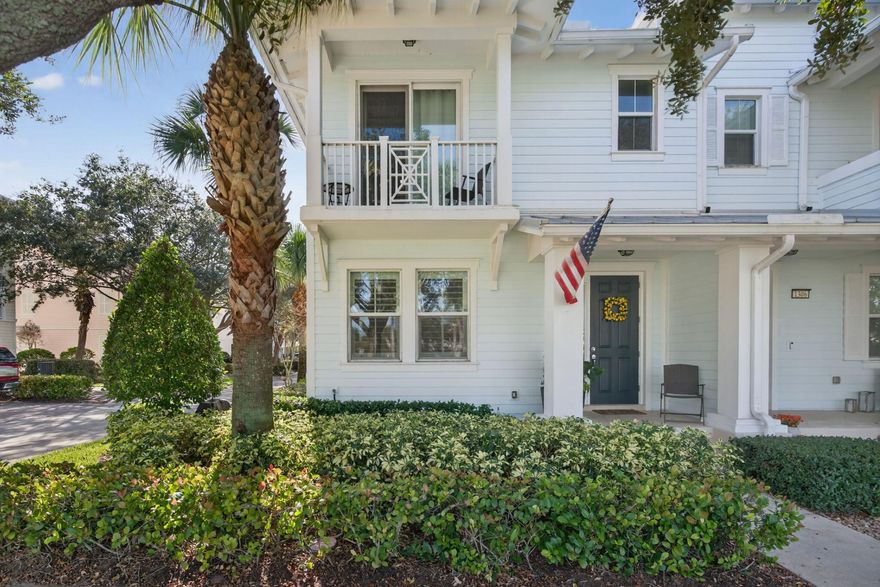 Welcome to this beautifully updated, Key West-style end-unit townhome in Mallory Creek. From the moment you walk in, you'll feel how bright, open, and inviting the home is--the extra windows bring in an abundance of natural light and give the entire space an airy, relaxed feel.This home was professionally refreshed in 2024 with designer-selected upgrades throughout, including stunning coastal blue cabinetry, quartz countertops, a beautifully tiled backsplash, updated flooring, and fresh interior paint. The kitchen, powder bath, and laundry room were all updated in 2024, and new ceiling fans were added in every room. Additional enhancements include new washer/dryer, plantation shutters, and updated plumbing fixtures.  Every detail feels intentional, creating a clean, coastal feel.