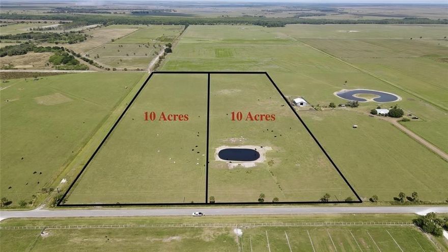 2 Beautiful, 10 acre parcels ready to go for pasture land, or for your dream home!