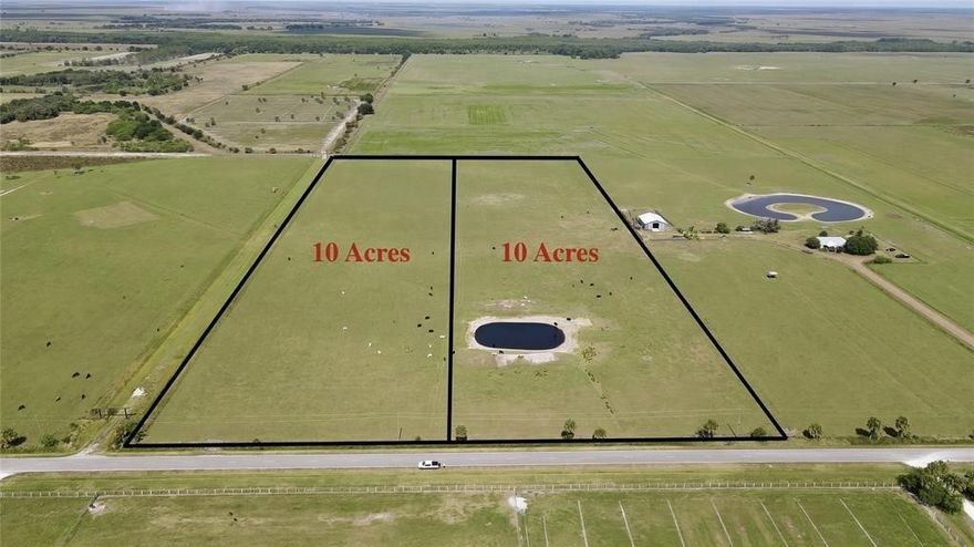 2 Beautiful, 10 acre parcels ready to go for pasture land, or for your dream home!