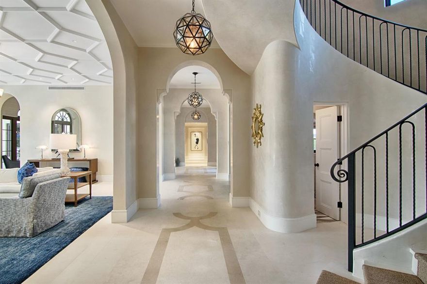 Palm Beach style luxury equestrian compound designed by architect Roger Janssen, just steps from the horse show. Two lots totaling over over 4 acres are comprised of a newly-built 5-bedroom plus office house with attached guest apartment over the garage, two 8-stall barns, and a 3-bedroom staff apartment. Newly expanded riding ring and 7 paddocks round out this perfect equestrian estate. Meticulously designed main house, being sold turn-key furnished, recently decorated by McCann Design. Spacious formal living area, dining room, office, billiards room, guest room, kitchen/dining/family room, screened-in porch, along with laundry, butler's pantry, mud room, and two powder rooms adorn the first floor. Master bedroom and 3 additional bedrooms plus addtl. laundry room are on the 2nd story. Palm Beach style luxury equestrian compound designed by architect Roger Janssen, just steps from the horse show. Two lots totaling over over 4 acres are comprised of a newly-built 5-bedroom plus office house with attached guest apartment over the garage, two 8-stall barns, and a 3-bedroom staff apartment. Newly expanded riding ring and 7 paddocks round out this perfect equestrian estate. Meticulously designed main house, being sold turn-key furnished, recently decorated by McCann Design. Spacious formal living area, dining room, office, billiards room, guest room, kitchen/dining/family room, screened-in porch, along with laundry, butler's pantry, mud room, and two powder rooms adorn the first floor. Master bedroom and 3 additional bedrooms plus addtl. laundry room are on the 2nd story.


No expense was spared in the details of this home: pecky cypres ceilings on all outdoor areas, Leeds custom cabinetry, Wallpaper or Venetian Plaster on all walls, Real plaster ceiling, Elevator, Kolbe Windows, Anderson and Hartman Doors, Absolute Hardwood Flooring, a full house generator, and much more! The oversized loggia overlooks a brand new infinity edge pool onto the grass Grand Prix field and one of the 8-stall barns that has a hay room, feed room, office, tack room, and camera-system. The staff housing abuts the newly expanded riding ring (one of the largest in the neighborhood) and the second 8-stall barn along with 7 paddocks. This property is a must-see for any equestrian!

Some exclusions to furnishings, please ask LA for exclusion list.