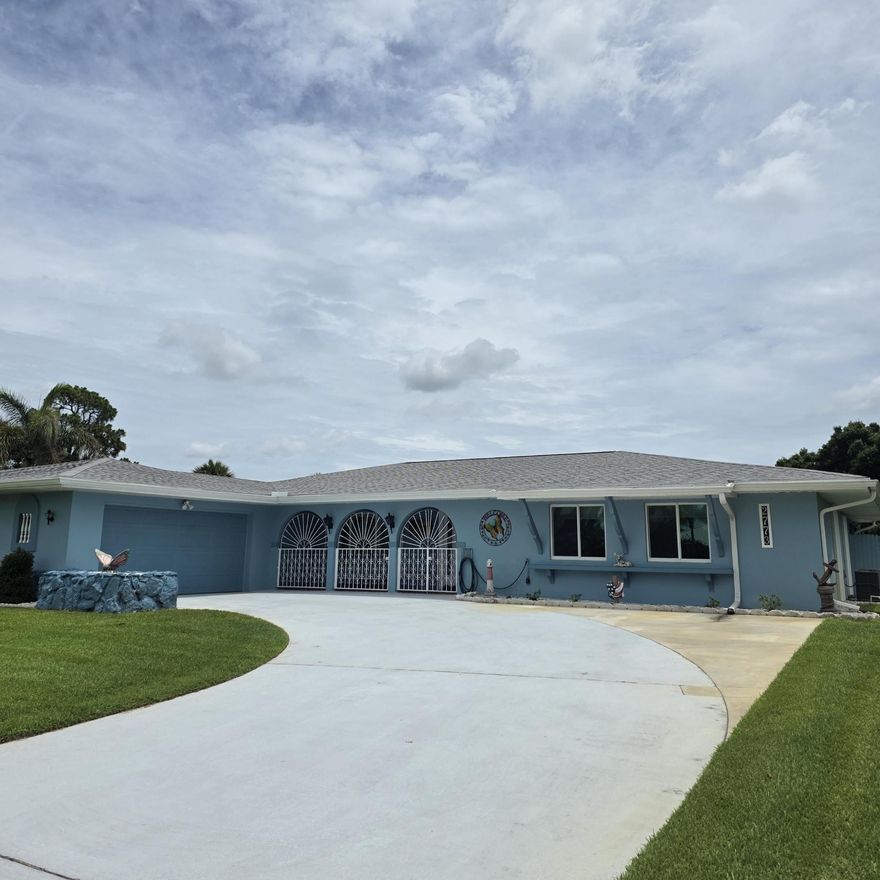 Beautifully updated pool home overlooking the golf course in highly desirable Sandpiper Bay! This move-in-ready residence features a complete kitchen remodel with new cabinetry, quartz countertops, and updated appliances. Both bathrooms have been fully renovated with new vanities, lighting, and fixtures. Major improvements include a new roof (2023), A/C (2023), gutters, impact windows and doors, and full hurricane protection. Enjoy the screened lanai with new floor coating and screens, plus a heated saltwater pool with a new heater installed in 2025. Recently refreshed irrigation system. Conveniently located near public boat ramps, golf courses, shopping, dining, parks, and Treasure Coast beaches. A rare opportunity to own a substantially updated home in one of Port St. Lucie's most sought Discover refined Florida living in this extensively renovated golf-front pool home in the sought-after Sandpiper Bay area. Thoughtfully reimagined with quality upgrades throughout, this residence offers a seamless blend of modern elegance and everyday comfort.  The stunning chef-inspired kitchen showcases custom cabinetry, quartz countertops, and upgraded appliances, while both bathrooms have been beautifully transformed with designer finishes, updated vanities, and sophisticated lighting. Recent improvements include a new roof, A/C system, gutters, impact-rated windows and doors, and full hurricane protection, providing exceptional value and peace of mind.  Outdoor living takes center stage with a screened lanai overlooking the golf course and a sparkling saltwater pool enhanced by a new heater in 2025. Whether enjoying morning coffee with tranquil fairway views or hosting guests poolside, this home was designed to embrace the Florida lifestyle.  Ideally located near public boat ramps, golf courses, waterfront recreation, shopping, dining, and the Treasure Coast's beautiful beaches, this move-in-ready residence offers a rare opportunity to enjoy a highly upgraded home in one of Port St. Lucie's most desirable locations.