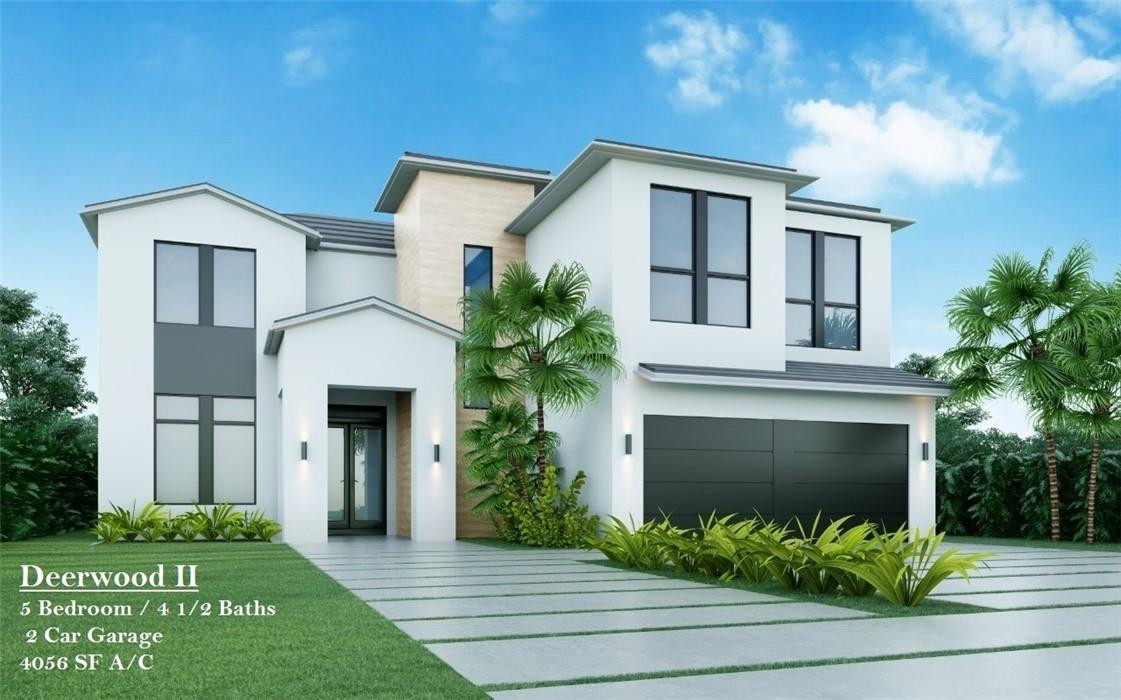 Deerwood II Model Home - Artist's Rendering and su