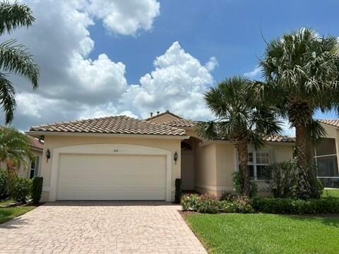 Seasonal Rental. Fully furnished. 3 month minimum. 2 bedroom + den with pullout sofa, 2 bath pool home in beautiful Cascades 55+ gated community in St Lucie West. Amenities include: Billiards; Bocce Ball; Clubhouse; Fitness Center; Golf Course; Pickle-ball; Pool; Putting Green; Sauna; Shuffleboard; Sidewalks for walks; Spa-Hot Tub; Tennis. No Pets