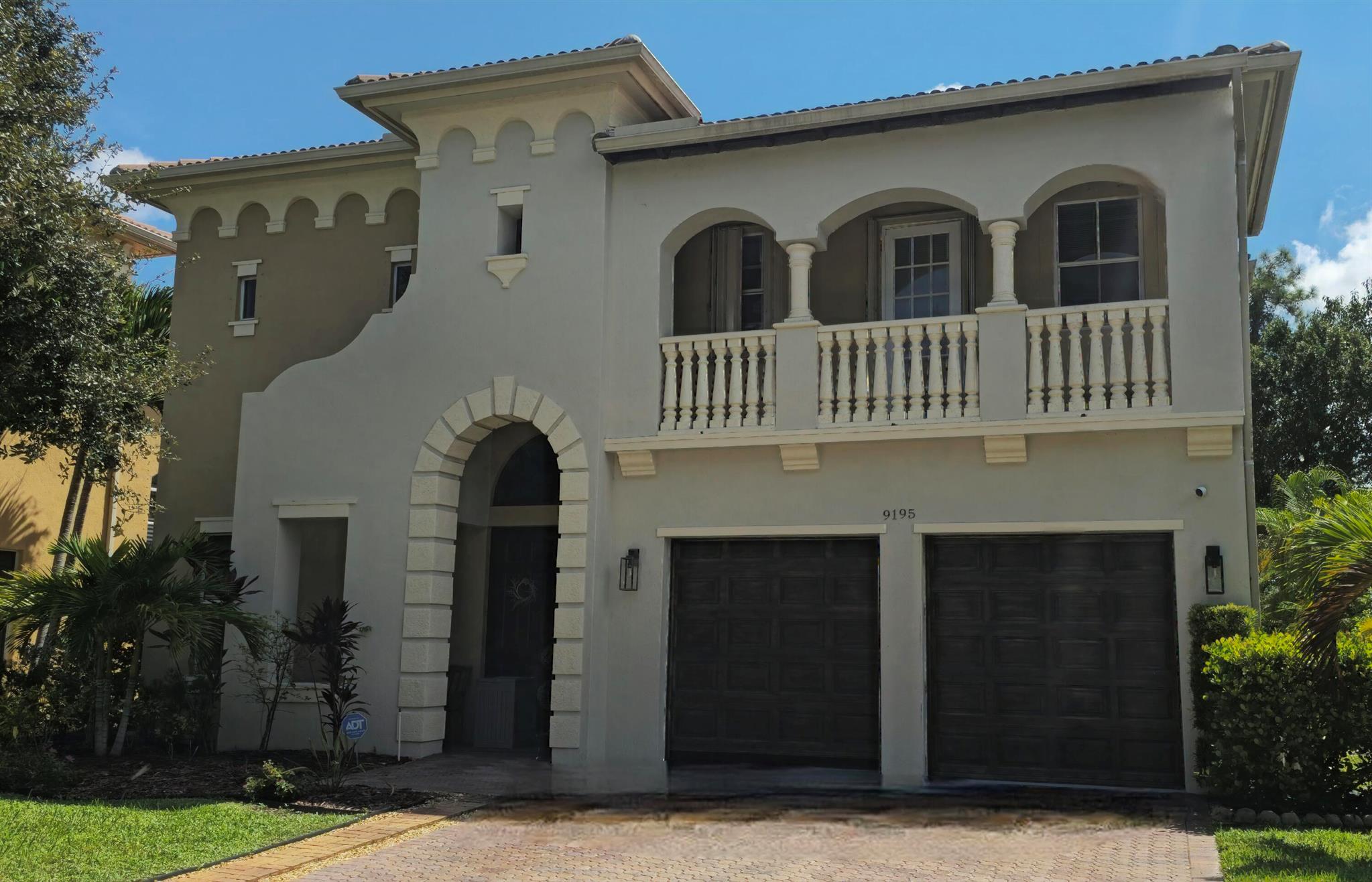 Welcome to 9195 Nugent Trail - a stunning pool home located in the prestigious, gated community of Parkwood Estates at The Estates of Royal Palm. This beautifully maintained residence offers the perfect blend of luxury, comfort, and privacy in the heart of West Palm Beach.Featuring 5 bedrooms, 4 bathrooms, and over 3,500 square feet of living space, this home is designed for both relaxed living and elegant entertaining. Step inside to find soaring ceilings, stylish tile and wood flooring, and abundant natural light throughout.The gourmet kitchen is a chef's dream, complete with granite countertops, stainless steel appliances, a large center island, and a walk-in pantry. The expansive primary suite offers a private retreat with a sitting area, dual walk-in closets, and a