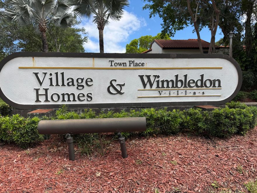 Spacious 2-bedroom, 2.5-bath corner unit located in a desirable gated community close to Town Center Mall, Restaurants, close to access to the Turnpike and Rt. 95. This beautifully maintained condo reflects true pride of ownership throughout, featuring a bright and open layout with abundant natural light. Interior upgrades include 18x18 porcelain tile, wood laminate flooring, elegant crown molding, and dimmer switches throughout for customizable lighting.  Enjoy the convenience of a large indoor storage closet for extra space. Major updates include an air conditioner and water heater installed in 2020. Relax or entertain on the screened-in patio, plus enjoy private balconies off both bedrooms. The corner location offers added privacy.