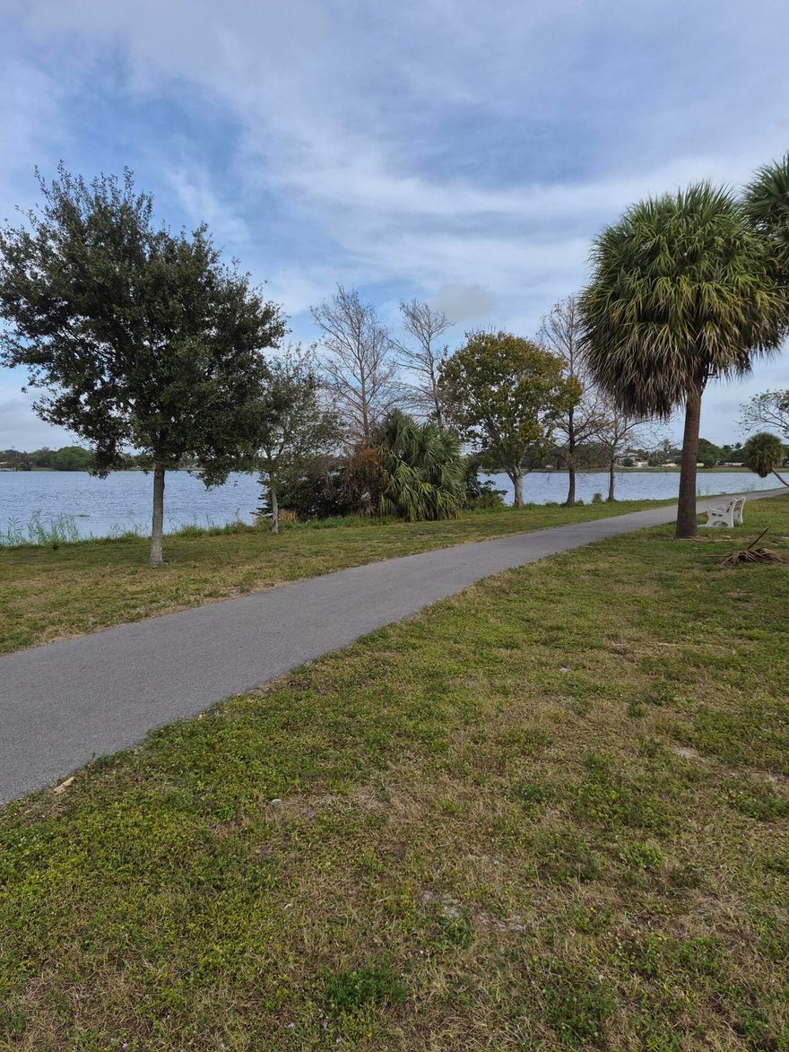 Beautiful Lake view unit located in a relaxing area near parks, I-95, AND shopping. 55+ plus community.  Corner unit renovated 1 bedroom 1 bath, renovated.