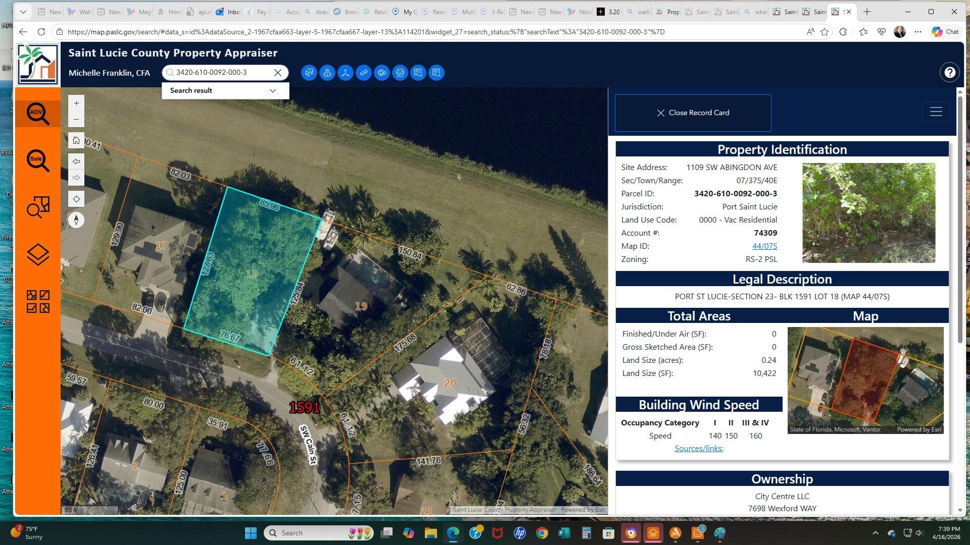 PORT ST LUCIE SECTION 23 - Land