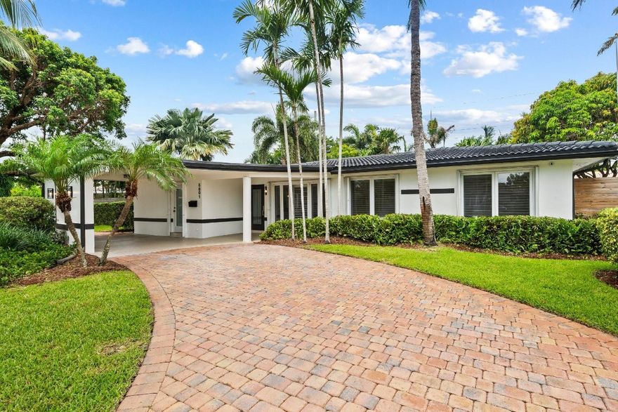 PARTIALLY FURNISHED OR UNFURNISHED, GREAT LOCATION! A perfect RENTAL awaits! Gorgeous, modern home located in the desirable Imperial Point neighborhood, just minutes from the beach. Bright & spacious, this 3 BD, 2 BA home w/ a pool offers plenty of storage & a carport, all nestled on a private 10,000+ SF corner lot. The remodeled open floor plan features a brand-new kitchen w/ a wine cooler, custom cabinets, quartz countertops & top-tier Samsung smart appliances. Luxury vinyl plank flooring, new electric fireplace, plantation shutters & a lush backyard w/ fruit & palm trees. Circular driveway w/ ample parking for guests or your boat. Fully fenced for privacy. NOT in a flood zone & NO HOA APPROVALS. Annual lease is $6,000. Seasonal rental available (30-day minimum) at a different rate. Ideally located near major roads, top private schools, shopping, dining, hospitals, and more. Only 5 minutes from I-95 for convenient commutes north & south! BEACHES: just 7 minutes to Lauderdale-By-The-Sea & less than 10 to the vibrant rapidly growing Pompano Beach & Pier. Conveniently 17 minutes from Downtown Fort Lauderdale, 20 from Dania Beach & Hollywood, 30 from Miami, 20 from Delray, 40 from Palm Beach, and just 20 minutes from FLL Airport or 30 from Miami Airport. Don’t miss out—schedule your tour today!