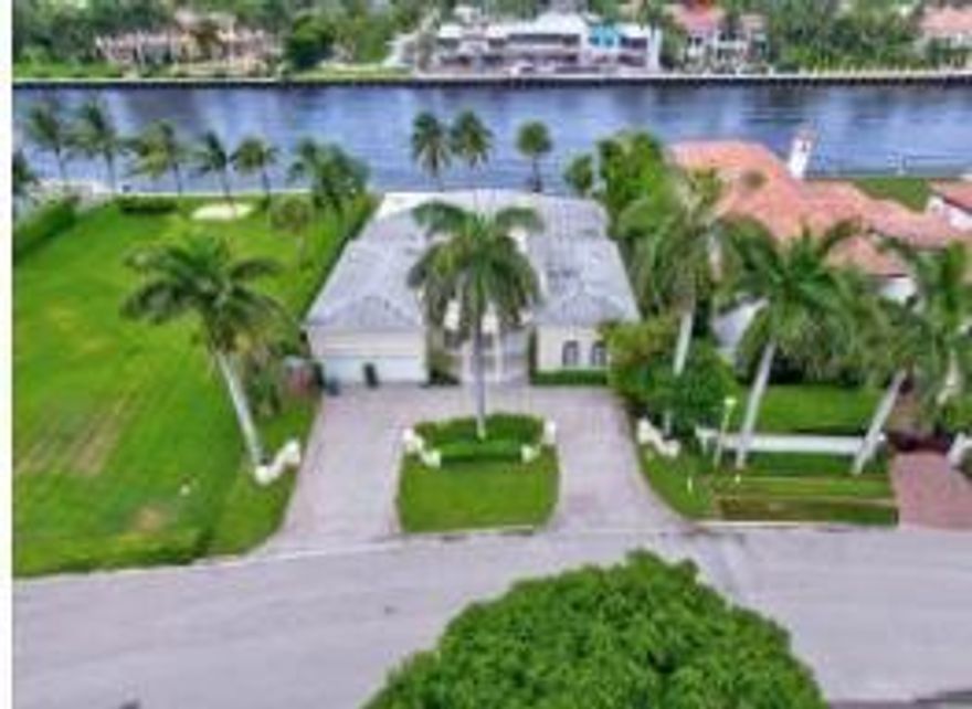 Currently, the only Intracoastal lot available in the Royal Palm Yacht & CC Subdivision to build your ''Dream Home''.  Premier Intracoastal lot with 96' of waterfrontage and beautiful views of the iconic Boca Raton Resort & Club.  Brand new seawall being installed. Owner/Builder has preliminary plans for a 9,300 a/c sq. ft. home as an example of what could be built.  Owner occupied.