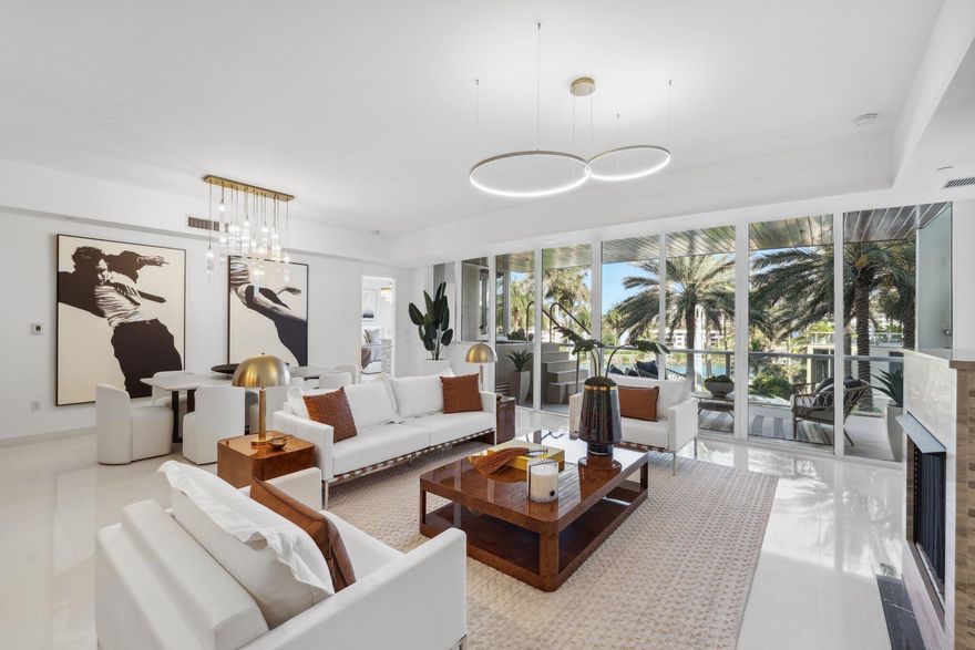 Welcome to one of Boca Raton's most prestigious buildings 1000 Ocean residence 309, a rare opportunity in the city's premier oceanfront address. Set on the exclusive grounds of the Boca Beach Club, this extraordinary 3,260-square-foot home combines contemporary design, resort-style amenities, and sweeping Intracoastal views, delivering an unparalleled standard of coastal living.This spacious 2-bedroom plus den, 3.1-bath residence features private elevator entry and walls of floor-to-ceiling glass that flood the interiors with natural light and create a sense of calm and refinement throughout. The open-concept layout flows effortlessly into a designer kitchen fit for a chef, complete with a butler's pantry ideal for entertaining with ease and elegance.