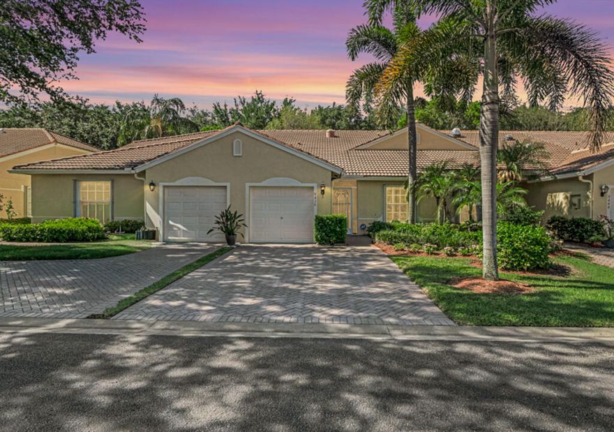 $5,000.00 credit to buyer at close!!! Warm and inviting villa in desirable Bridgeport Cove in the 55+ community of Baywinds. This is a 2-bedroom, 2-bath, 1 car garage with a den/flex space. The original owner has meticulously maintained the home. Beautiful accent walls create a designer touch to the rooms. The kitchen is very large with full sized washer and dryer in an enclosed closet.  Bosch dishwasher that has rarely been used, Refrigerator is only 2 months old, AC replaced 7/16/2020, newer microwave, tile floors throughout and a leaf filter upgrade on side gutters. Clubhouse renovation has been approved. It will be stunning! Be sure to visit the clubhouse to see renderings.  Resistance pool, adult lap pool, family pool, jacuzzi, fitness room, yoga and planned fitness activity room, fantastic shows, card rooms, craft room and so much more. Join a club or just relax by the pool. This is the way the rest of your life should be! HOA fees include high speed internet, all premium cable channels, ADT alarm, landline and landscaping! Extra added bonus, Baywinds has a 24- hour manned guard gate! Assessment will be in place after completion April 2027. If paid in full $3646.00 or $41/month until paid. Amenities include, pickleball, Bocce, tennis and so much more. Exterior paint as needed and luxurious, tropical setting with resistance poo, lap pool, family pool and jacuzzi also included. Enjoy card rooms, movie room, ballroom with shows, billiards and craft room as well as fully equipped gym.