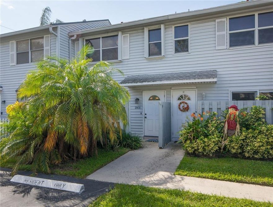 This 2 Bedroom / 1.5 Bath Property is the least expensive Townhouse listed in the Gated Edgewater Townhomes Community. Centrally located to Wilton Drive, Restaurants, and the beach. It has 2 parking spaces ; open kitchen concept, Stainless Steel Appliances, and Granite Countertops. Large private patio . The Second Floor consists of a split floor plan, Carpet, Jack & Jill Bathroom, Washer & Dryer, and closet. Fur babies are welcome (pet friendly). Low HOA fees at only $200 per month!! Can lease the first year. Hurricane Shutters for all windows are included. The HOA has walking & seating areas in a park-like setting along the Middle River. A home in this community rarely becomes available so act quickly!!