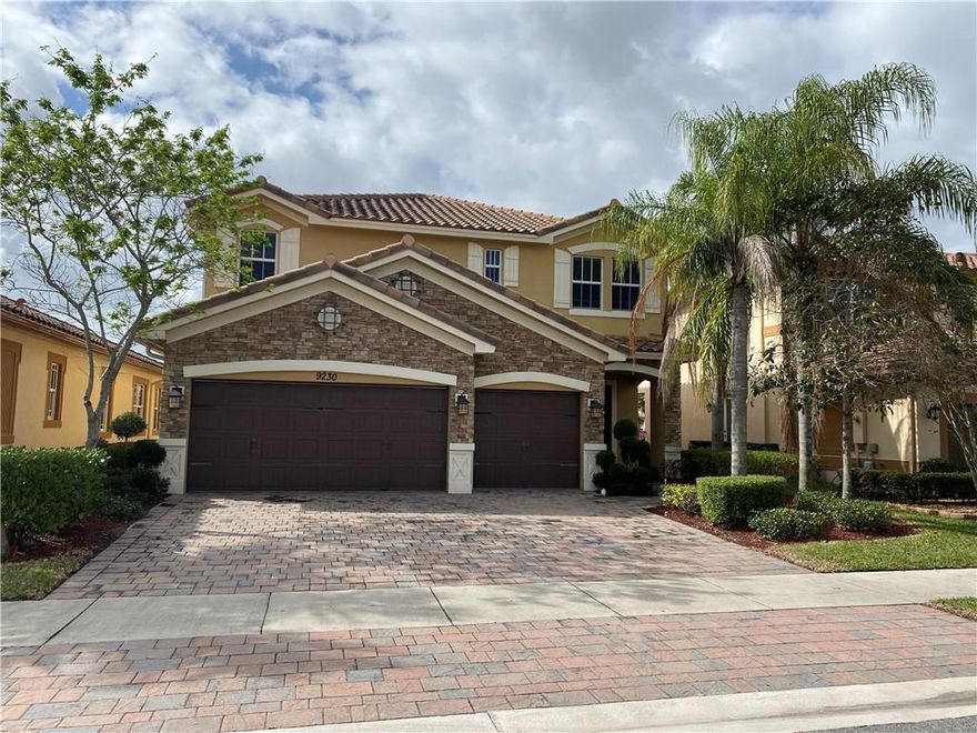 2-Story Lakeview 4 Bedrooms, 4 Baths, loft, Family Room, Breakfast Area, 3-Car Garage, Huge Kitchen with cooking Island. Hurricane impacted windows. 24 HR SECURITY GUARD GATED. Beautiful clubhouse access with community pool, full basketball court, tennis courts, and many more. Top Schools, Mins to Highway & shopping center, parks, etc