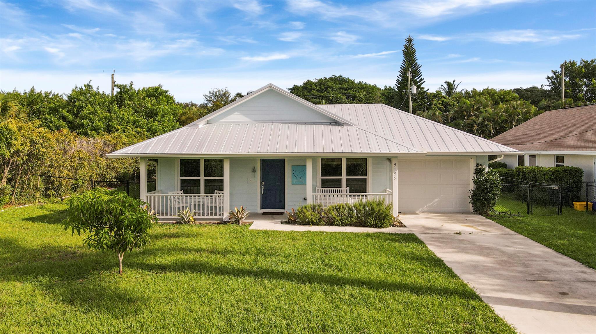 Stunning Key west style home in an amazing location with no HOA plus deeded access to a boat ramp! Built in 2017, this 3 bed 2 bath 1 car garage home is in a very desirable location within Hobe Sound / Historic Zeus Park. Metal roof and impact windows, sprinkler system installed 2024, Water heater 2021. Highly rated public schools and also the Pine school is across US1. Deeded boat ramp is less than 1 mile away. Granite countertops in the kitchen and recessed lighting present the property very nicely. Short drive to the beach, Jupiter Island, Jonathan Dickinson State Park, and many other local hotspots!