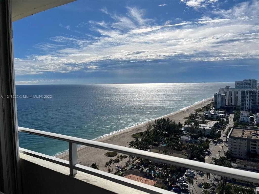 VIEWS, VIEWS, AND MORE VIEWS!! SPECTACULAR TRUE SOUTHERN EXPOSURE UNIT LOOKING TOWARDS THE ATLANTIC OCEAN AND DOWNTOWN FT. LAUDERDALE. GARAGE PARKING, SECURE BUILDING AND GUARD PATROL. OCEANFRONT BEACH CLUB WITH BYOB BAR! 2 POOLS DIRECTLY ON THE OCEAN. LOVELY GROUNDS AND BEST LOCATION IN POMPANO. WALK TO EVERYTHING. CONCRETE RESTORATION ALL PAID FOR. YOUR GOING TO LOVE THIS UNIT AND THE VIEW. USE AS A WEEKEND GETAWAY OR STAY YEAR ROUND!!
UNIT ALSO FOR RENT FOR ONLY $2000 PER MONTH. UNFURNISHED.