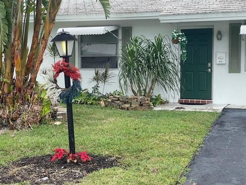 A home in Boynton Beach