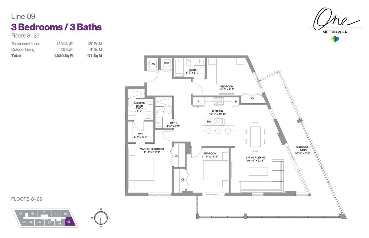 METROPICA NORTH TOWER ONE - Residential Lease