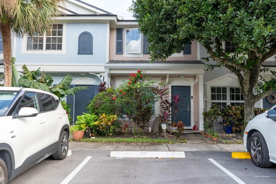 Buyer financing fell through; priced BELOW appraised value! If you were looking for the PERFECT home this is it! This two story townhome boasts an updated kitchen with all stainless steel appliances, washer and dryer inside the unit (washer and dryer can also be put outside in the storage on the patio to create additional indoor storage). All impact windows throughout the home with ceramic tiles on the first floor with laminate floors on the top level. The roof was replaced in 2023 and the community is fully gated with a call box for entry. You have a water softening system to keep hard water out of your home. You are close to countless stores, restaurants, major roadways and entertainment. Less than 5 min drive to Coconut Creek Casino, Peppertree Plaza or the Coconut Creek Promenade.