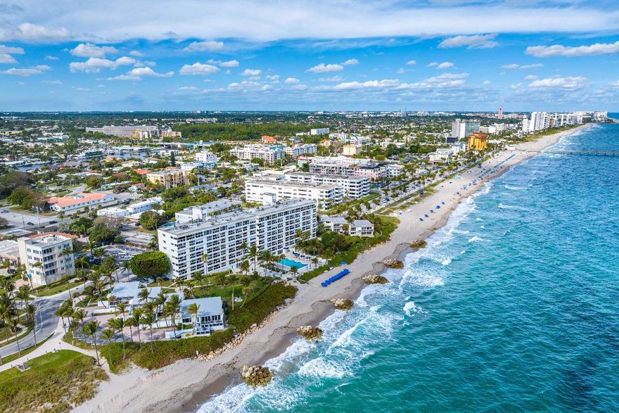 Discover this oceanfront gem — a beautifully renovated one-bedroom condo/co-op perfectly situated directly on the sand. Both the bedroom and living room face the ocean, offering breathtaking sunrise and sunset views from your private beach and elegant, fully furnished residence. Just moments from the lively Deerfield Beach Pier, this turnkey property blends coastal charm with modern luxury — an exceptional opportunity at this price point. COOP cash offers only. 55+ community. The unit is under renovation and should be completed by the end of 2025
