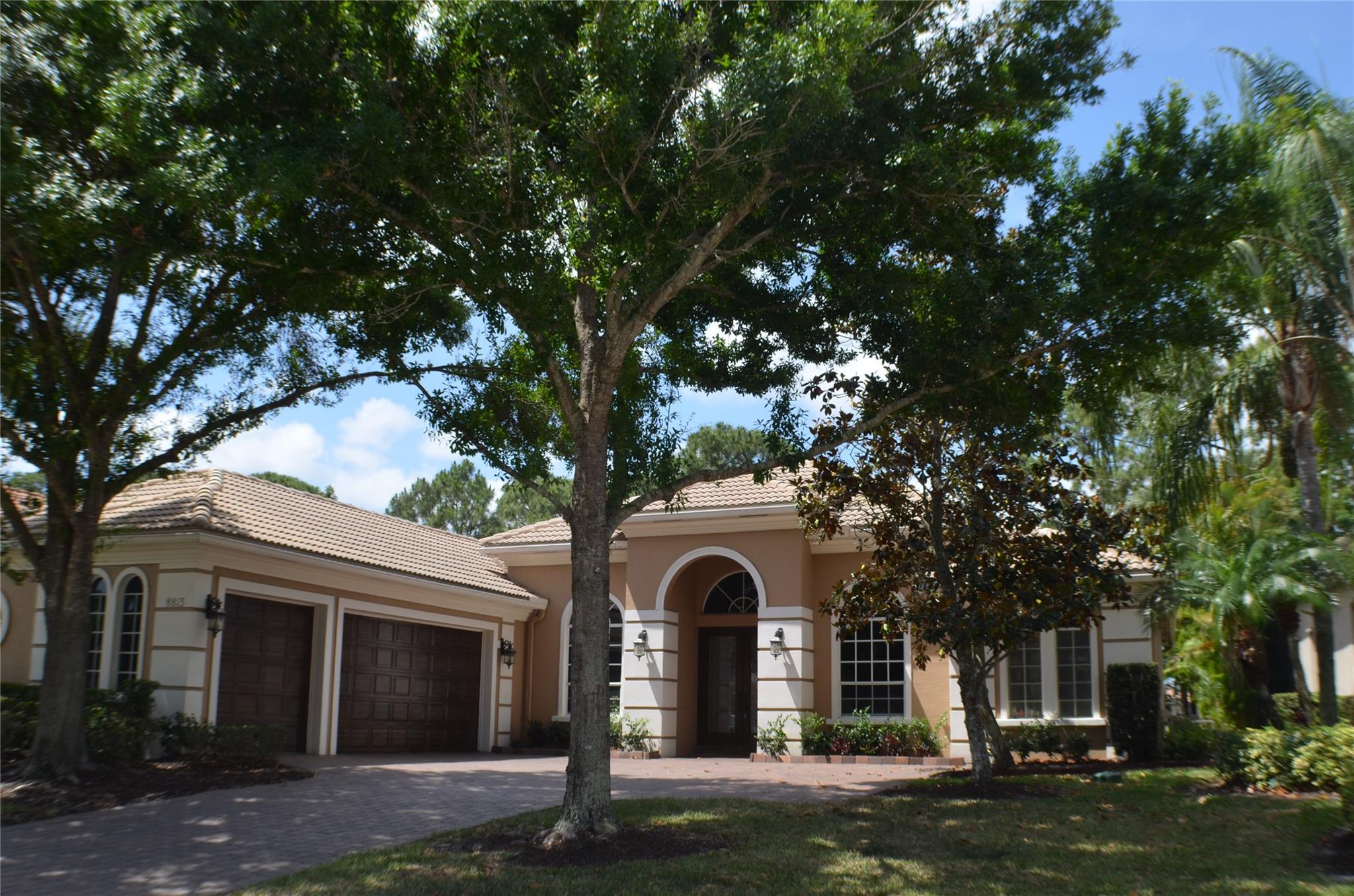 Beautiful MINI MANSION located in PGA Village. Property owned by Retired Empty Nest Couple and is in Excellent Condition. 3 Car Garage* Enclosed Pool & Spa* All Bathrooms newly Renovated* 16' Crown Ceilings *Golf Course View *Accordion Storm Shutters *Gourmet Kitchen with Double Ovens and Induction Stovetop *Touch Faucet *Undercounter Lighting *Instant Hot Water * Central Vac *Outdoor Kitchen *Hunter Douglas Auto-Blinds and Plantation Shutters *LG Walk-up Attic *VIP AMENITIES * Manned Security Gate & Patrolled, Comcast HDTV & INTERNET Included.