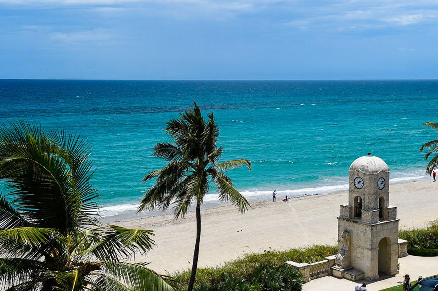 Palm Beach's Gold Standard can be yours! Rarely available oceanfront 3 bedrooms/3.1 baths + den (4,150sf) in Worth Avenue's most exclusive boutique full service building. With glorious wide ocean views on high floor, it boasts high ceilings, gracious living spaces, marble flooring, 2 garage spaces, storage and a resort-style pool area. A buying opportunity.