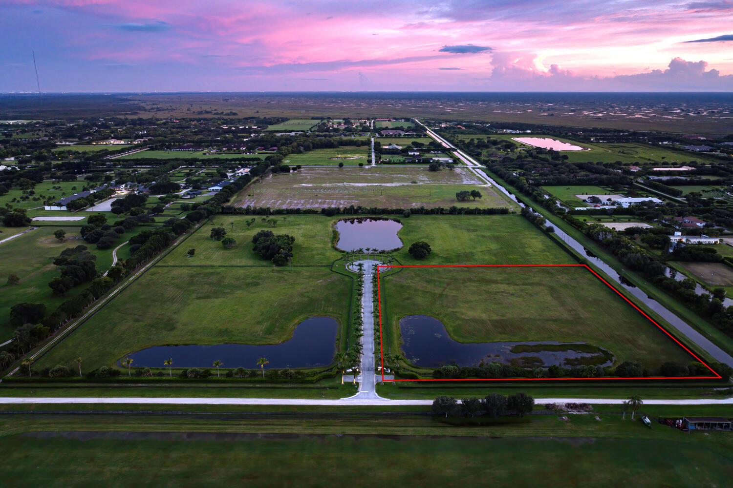 This exceptional 10-acre equestrian/ residential property offers complete privacy and is fully platted, entitled, and engineered. It features on-site drainage, city water, and underground utilities. Located at the secluded western end of Indian Mound Road, the property provides secure, gated access and direct connectivity to the Green Trail, making it ideal for equestrian enthusiasts. The renowned WEF Horseshow Grounds are less than a mile away, ensuring convenient access. This property can also be purchased alongside lots 2,3 and 4. In addition, a custom built home and barn crafted by Colts Neck Associates can be added to this sale please see brokers remarks for more details.
