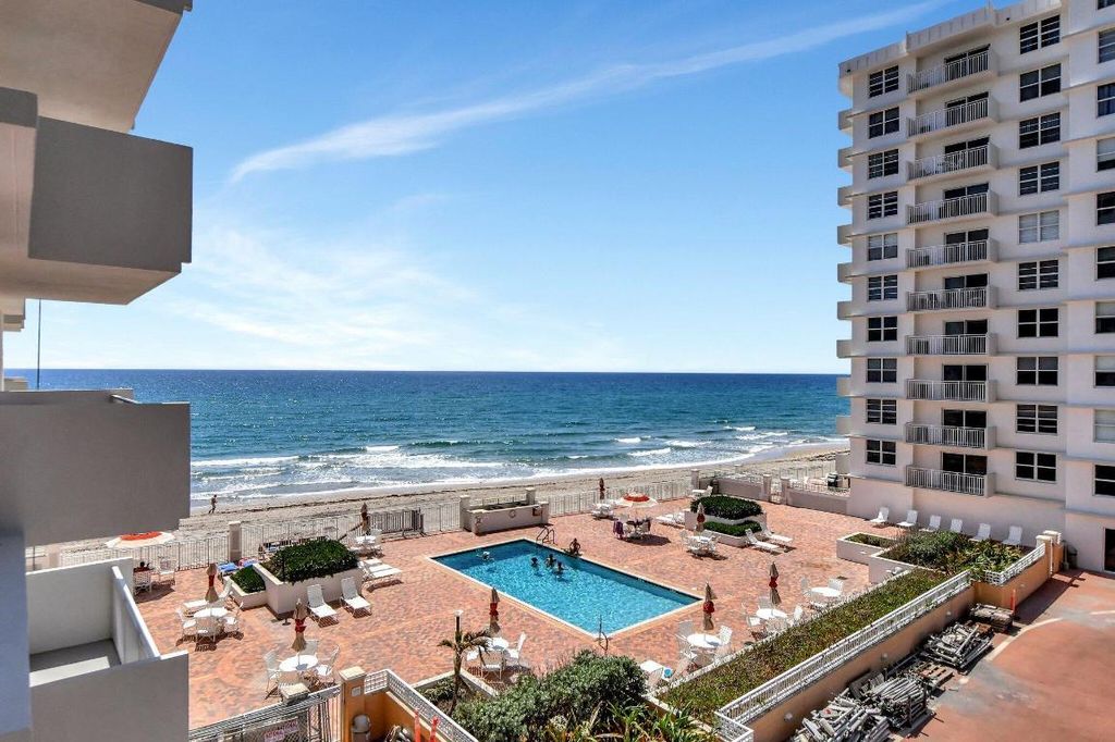 Photo of 4505 S Ocean Boulevard #303, Highland Beach, FL 33487 (MLS # R10996885)