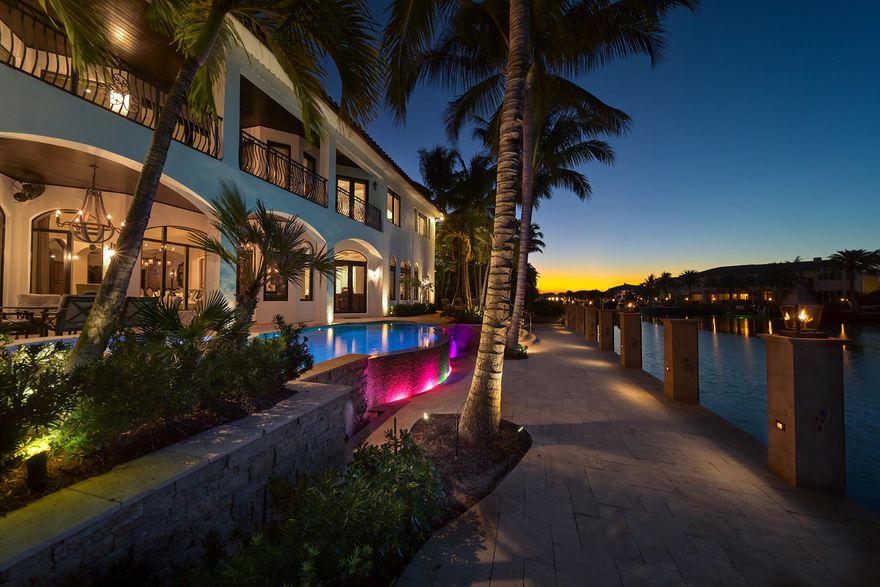RARE OPPORTUNITY! ONE OF THE MOST UNIQUE & DESIRABLE HOMES IN LIGHTHOUSE POINT!

Newly refined, 180' deep water luxury estate & attached landscaped lot presides over the South Grand Canal of Lighthouse Point. This timeless estate boasts 5,663 sqft of living space featuring picturesque views from nearly every room! Completely remodeled smart home reflects its elegant design, neutrality & quality craftsmanship throughout. Ample space and serenity to enjoy parking your 100+ foot yacht & toys along the 180' deep water straight marble dock.  A must see property! The additional buildable attached lot currently has a putting green and bocce ball court-- but the space allows for maximum freedom and usability. Luxury living at its finest!