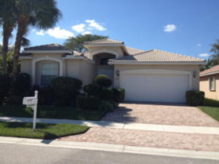 Pristine upgraded home that has it all on corner lot.  Close to the 18,000 sq ft clubhouse that offers amenities galore. This home boasts too many upgrades to list. Tile throughout on the diagonal. Upgraded kitchen including granite and gorgeous cabinets. Original owners and pride of ownership shows in every detail. Neutral and shows like a model. Screened tiled patio.Enjoy the active and prestigious lifestyle of this community and central location .