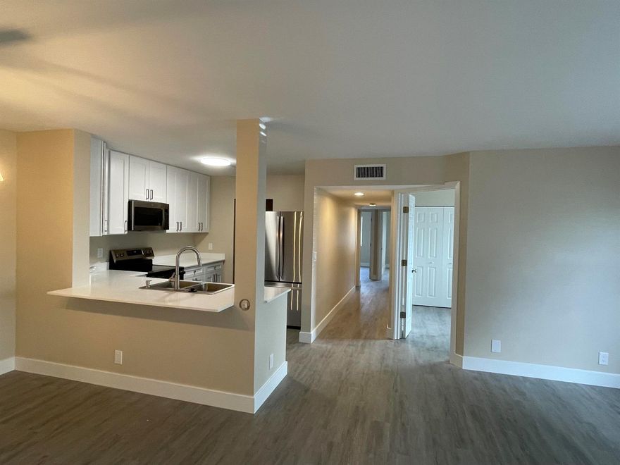 Everything BRAND NEW. Step into modern elegance with this fully renovated 3-bedroom apartment, where every detail has been carefully curated for comfort and style. This home has been completely transformed with all-new features, including:- State-of-the-art appliances for a sleek and functional kitchen- New full-size washer and dryer for ultimate convenience- New water heater and AC unit- Bathrooms w/ premium finishes- Designer flooring that adds warmth and sophistication- Contemporary light fixtures to brighten every space.Move-in ready and designed with today's lifestyle in mind, this is the perfect blend of luxury and everyday convenience.Avoid Paying a Cash Deposit - This simple and fast process could save you the hassle and upfront cost of a traditional cash deposit