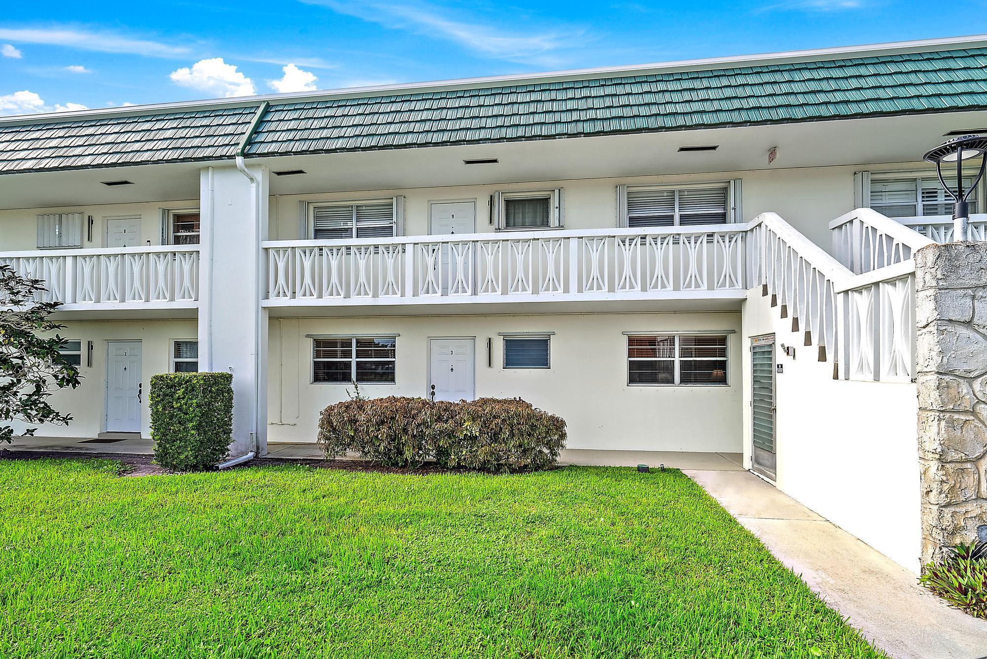 Sophisticated first-floor living awaits in this fully updated 2-bed, 2-bath condo in the desirable Meridian Condominiums, a 55+ community in Palm Beach Gardens. The highly sought-after ground-level location offers easy access and seamless indoor-outdoor living. Inside, tile flooring flows throughout, complementing a modern designed kitchen with custom cabinetry and sleek finishes. Both bathrooms are beautifully renovated, and the layout is bright and open. Just steps from the community pool and clubhouse, with cable, internet, water, and sewer included in fees. Close to world-class golf, beaches, shopping, dining, and PBI airport, this home combines elegant design with low-maintenance Florida condo living.