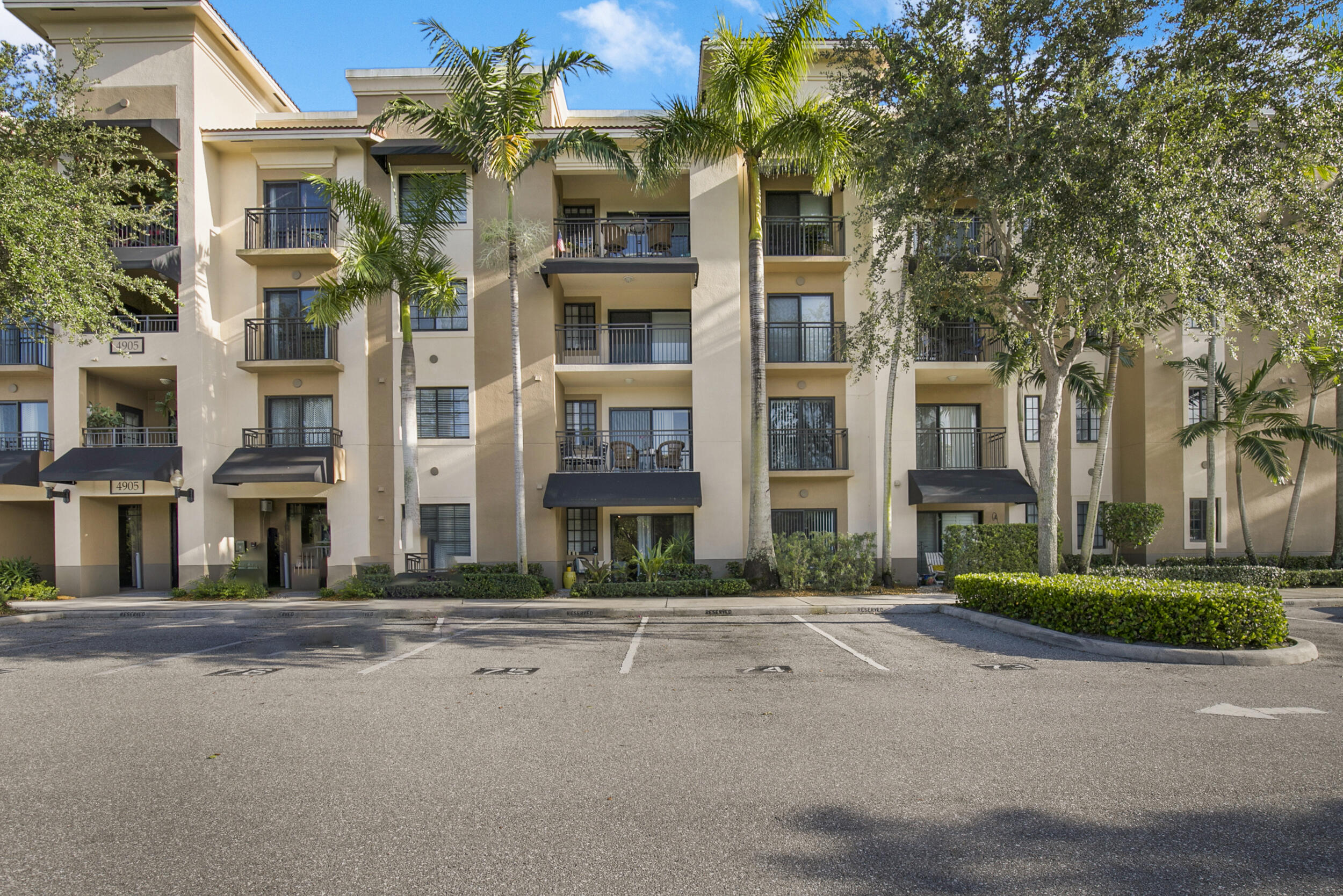 Rarely available. corner unit in Midtown PBG! This spacious 3BD/3BA + den floor plan is one of only 4 in the community & offers the largest sq. ft. of any Midtown condo. Features include impact glass, balconies w/ water & garden views, assigned covered space in the parking garage conveniently located next to the bldg entrance, plus a rare separate garage--one of only 36 in the community, ideal for car storage w/ trickle-charge hookup. Custom walk in closets in every room. Enjoy resort-style amenities: clubhouse, pool, cabana, pickleball, tennis, basketball, bike storage, game room, library & community room. Walk to Midtown dining & shops, mins to Gardens Mall, Legacy Place, I-95, Turnpike & PBI airport for convenient for travel. Pet-friendly (1 up to 60 lbs or 2 combined).