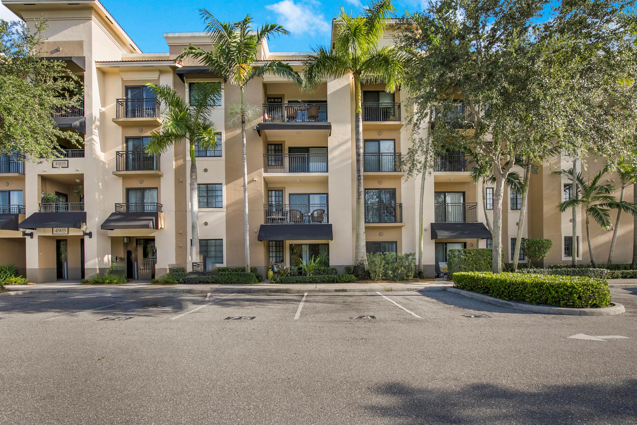 Rarely available. corner unit in Midtown PBG! This spacious 3BD/3BA + den floor plan is one of only 4 in the community & offers the largest sq. ft. of any Midtown condo. Features include impact glass, balconies w/ water & garden views, assigned covered space in the parking garage conveniently located next to the bldg entrance, plus a rare separate garage--one of only 36 in the community, ideal for car storage w/ trickle-charge hookup. Custom walk in closets in every room. Enjoy resort-style amenities: clubhouse, pool, cabana, pickleball, tennis, basketball, bike storage, game room, library & community room. Walk to Midtown dining & shops, mins to Gardens Mall, Legacy Place, I-95, Turnpike & PBI airport for convenient for travel. Pet-friendly (1 up to 60 lbs or 2 combined).