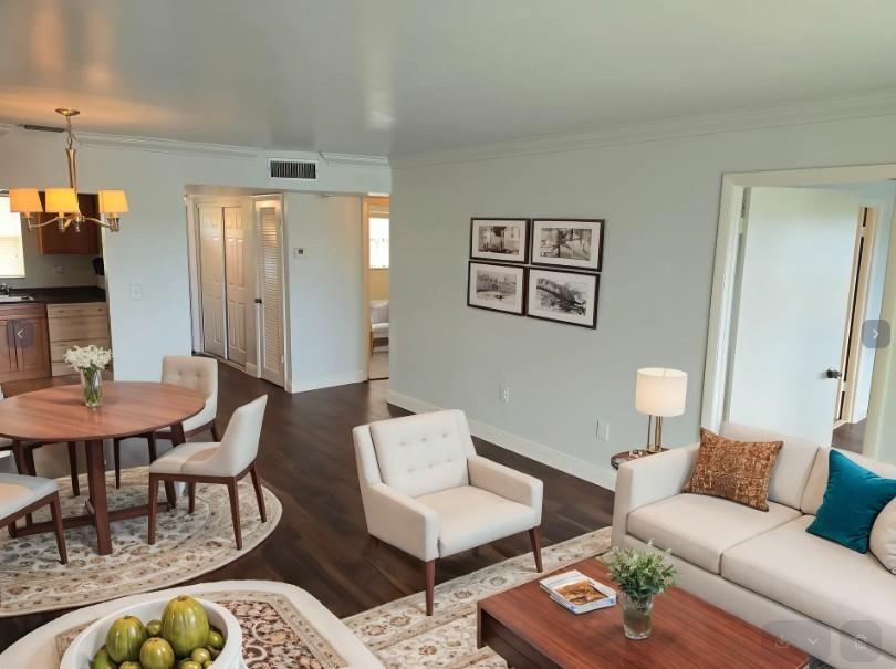 Back on the Market - Seller Motivated!!! Price Reduced! Discover comfort and convenience at this REMODELED charming 2-bedroom, 2-bathroom condo that offers a spacious living area with a bright, floor plan. Located in Phase II of this 55+ community, you can enjoy serene water views from your private balcony, perfect for relaxing or entertaining. The well-appointed kitchen features modern appliances and ample storage. Residents have access to community amenities, including a pool, Tennis Courts, Gym, and Clubhouse. Located near shopping, dining, and major highways, this home provides easy access to everything you need. Don't miss out—schedule your tour today! The association requires a Credit Score of 700. All offers Considered.