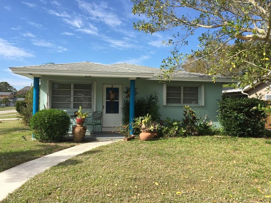 Great opportunity to own in desirable Maravilla Court! CBS, 3 bedrooms, 1.5 baths home featuring Terrazo floors, fenced yard, accordion hurricane shutters, an enclosed porch which buyer can convert into a carport, and more. There is a full bath in the house and the half bath is in the oversized laundry/utility room which is off the porch.